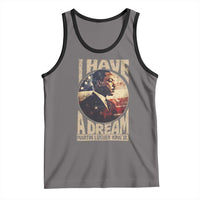 Martin Luther King Jr Tank Top I Have A Dream American Flag MLK Day Black History