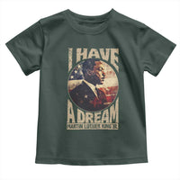 Martin Luther King Jr Toddler T Shirt I Have A Dream American Flag MLK Day Black History