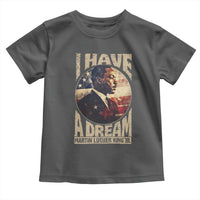 Martin Luther King Jr Toddler T Shirt I Have A Dream American Flag MLK Day Black History