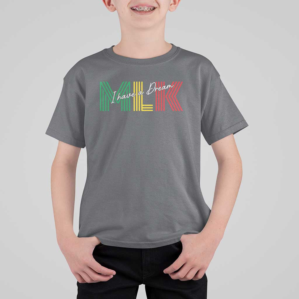 Martin Luther King Jr Day T Shirt For Kid I Have A Dream Black History