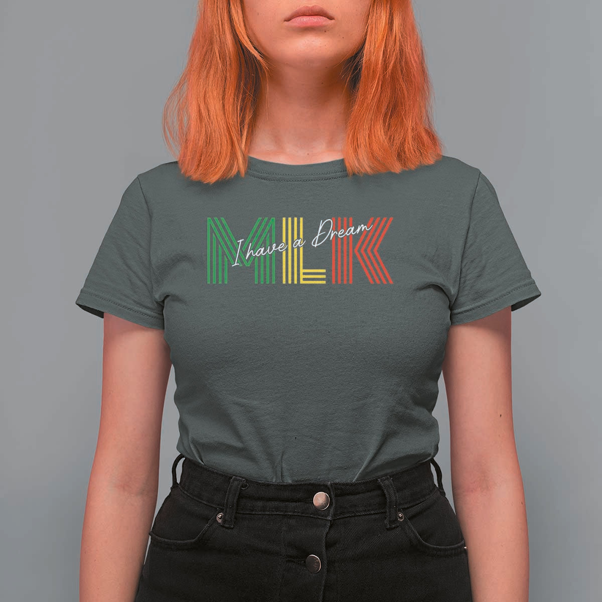 Martin Luther King Jr Day T Shirt For Women I Have A Dream Black History