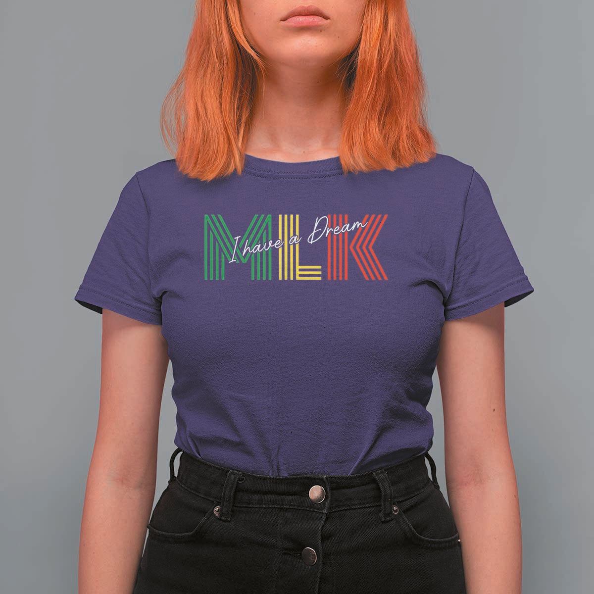 Martin Luther King Jr Day T Shirt For Women I Have A Dream Black History