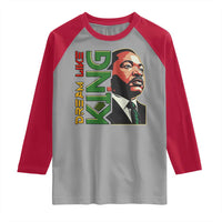 Martin Luther King Jr Raglan Shirt Dream Like King MLK Day Black History