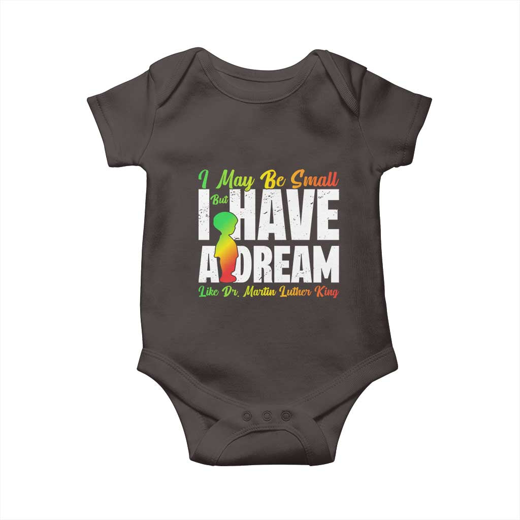 Martin Luther King Jr Baby Onesie I May Be Small But I Have A Dream Like King MLK