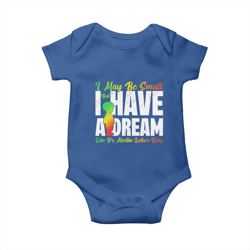 Martin Luther King Jr Baby Onesie I May Be Small But I Have A Dream Like King MLK
