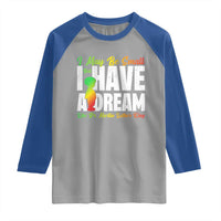 Martin Luther King Jr Raglan Shirt I May Be Small But I Have A Dream Like King MLK