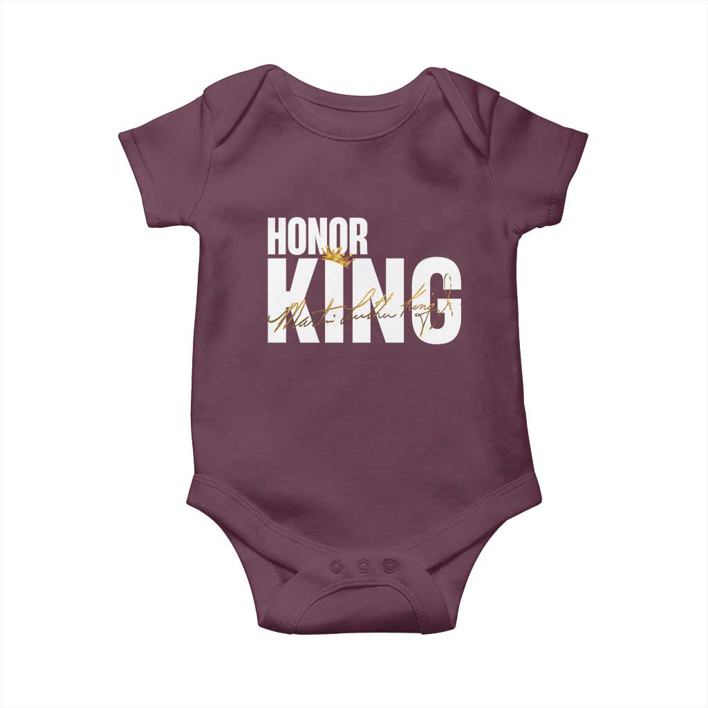 Martin Luther King Jr Day Baby Onesie Honoring The King MLK