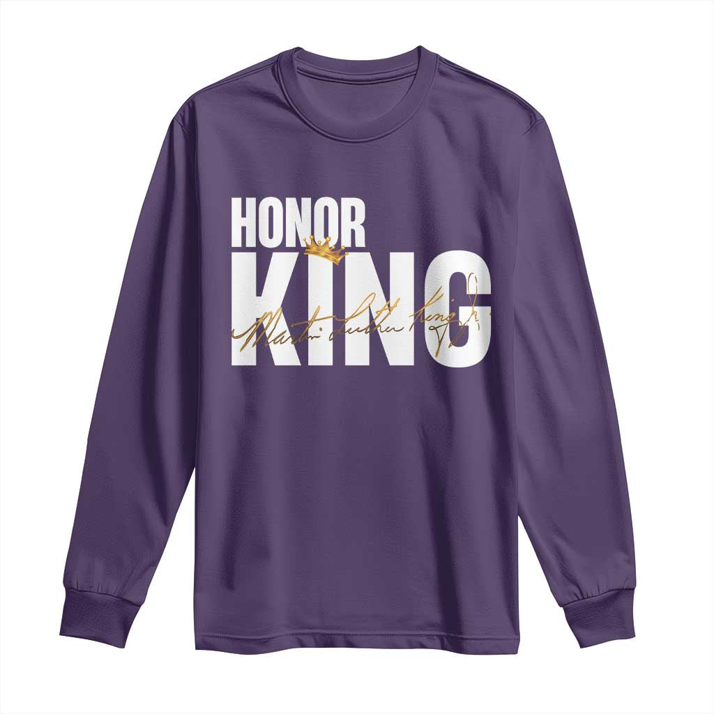 Martin Luther King Jr Day Long Sleeve Shirt Honoring The King MLK