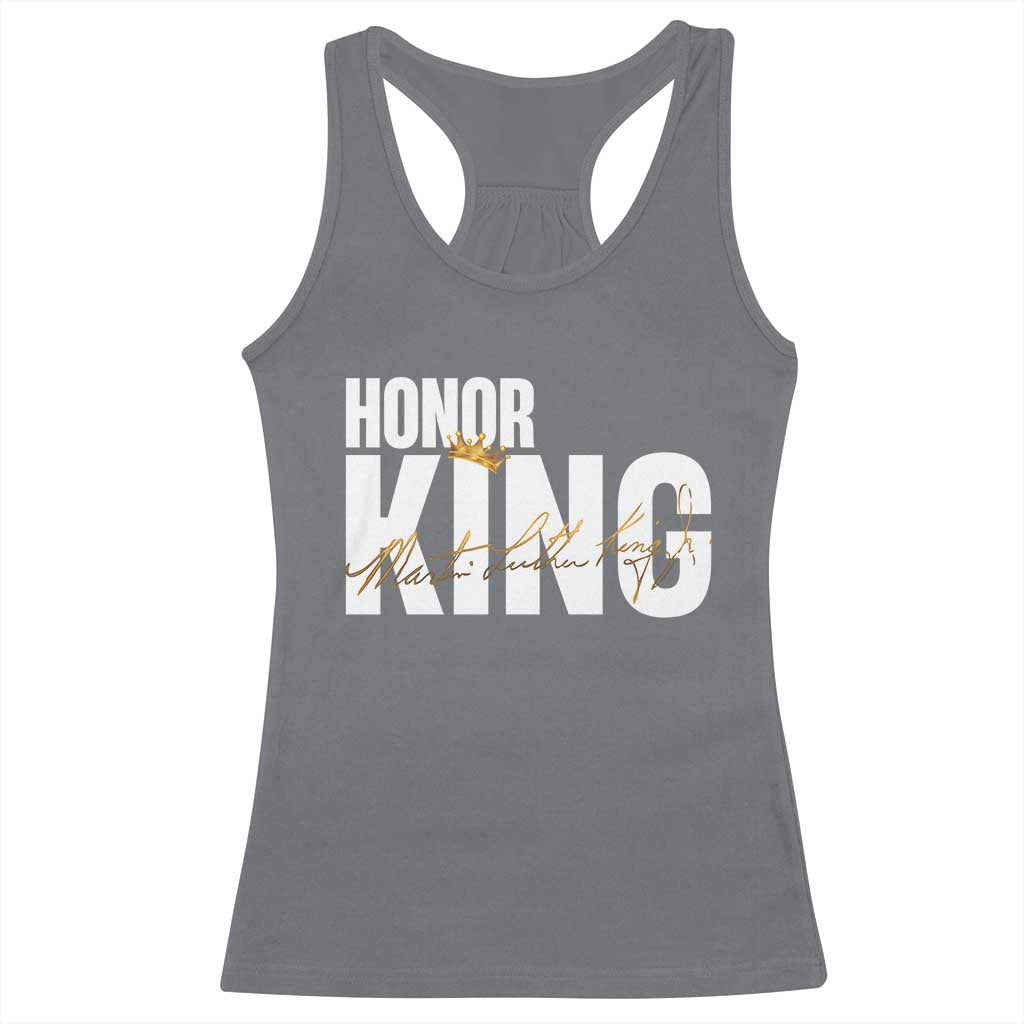 Martin Luther King Jr Day Racerback Tank Top Honoring The King MLK