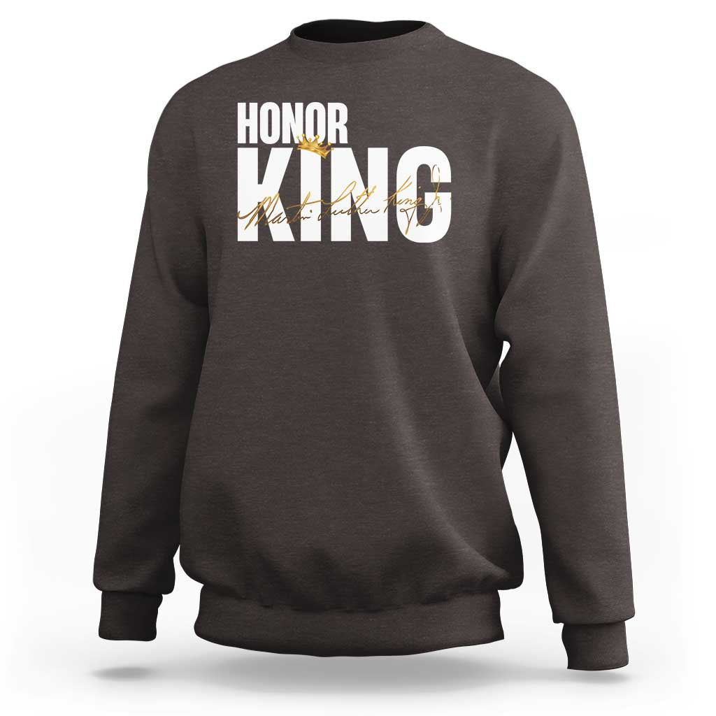 Martin Luther King Jr Day Sweatshirt Honoring The King MLK