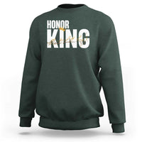 Martin Luther King Jr Day Sweatshirt Honoring The King MLK