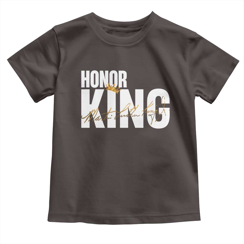 Martin Luther King Jr Day Toddler T Shirt Honoring The King MLK