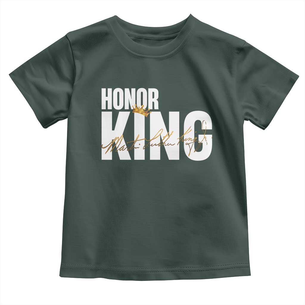 Martin Luther King Jr Day Toddler T Shirt Honoring The King MLK