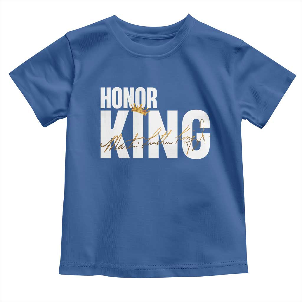 Martin Luther King Jr Day Toddler T Shirt Honoring The King MLK