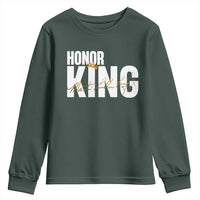 Martin Luther King Jr Day Youth Sweatshirt Honoring The King MLK
