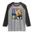 Martin Luther King Jr Raglan Shirt His Dream Is My Dream American Flag MLK Day Black HIstory