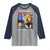 Martin Luther King Jr Raglan Shirt His Dream Is My Dream American Flag MLK Day Black HIstory