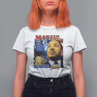 Martin Luther King Jr T Shirt For Women His Dream Is My Dream American Flag MLK Day Black HIstory