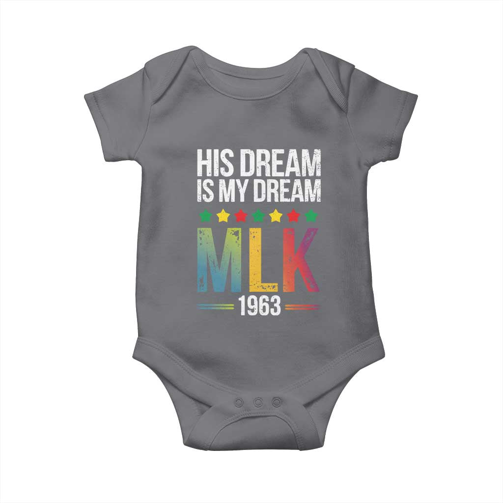 Martin Luther King Jr Baby Onesie His Dream Is My Dream 1963 Black History