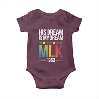 Martin Luther King Jr Baby Onesie His Dream Is My Dream 1963 Black History