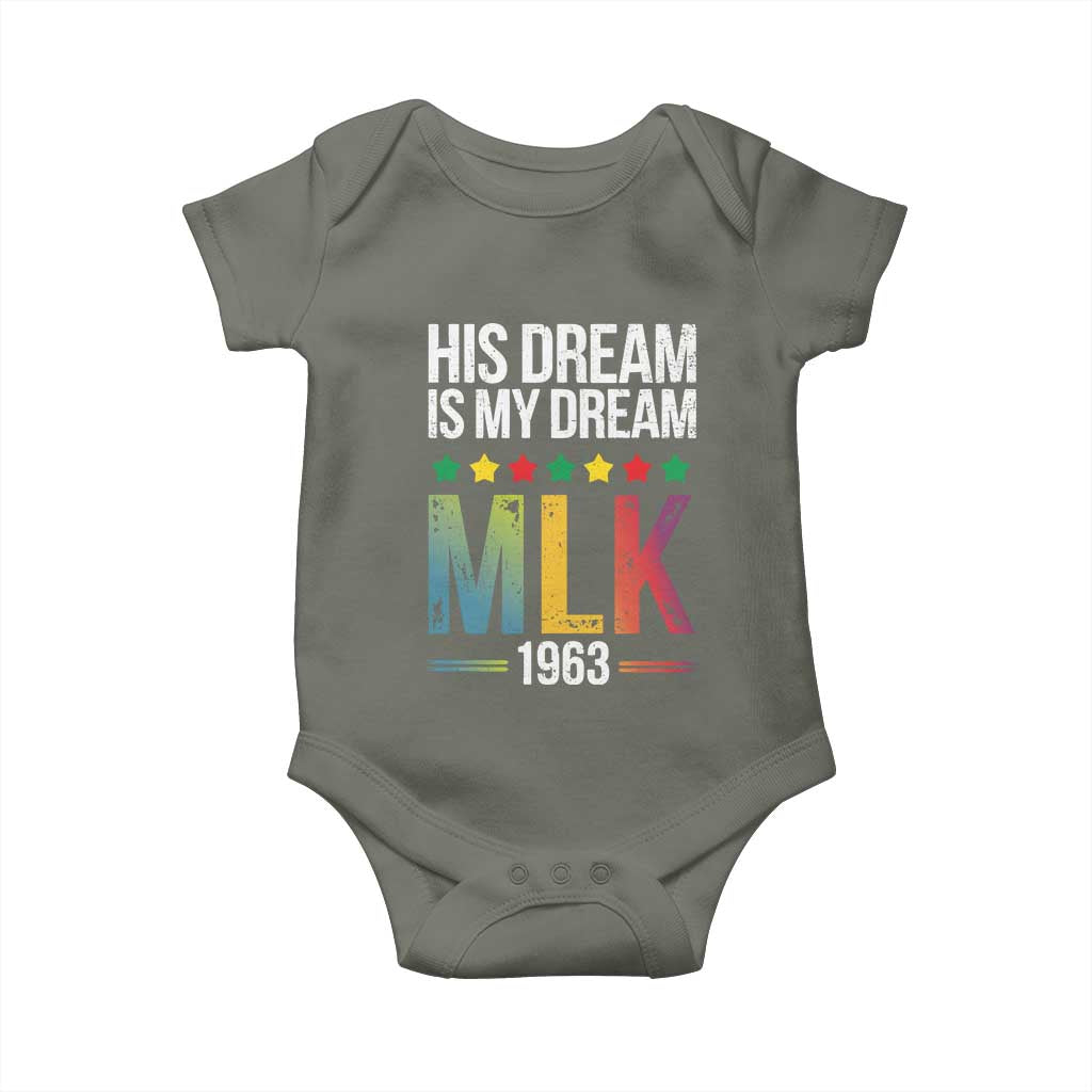 Martin Luther King Jr Baby Onesie His Dream Is My Dream 1963 Black History