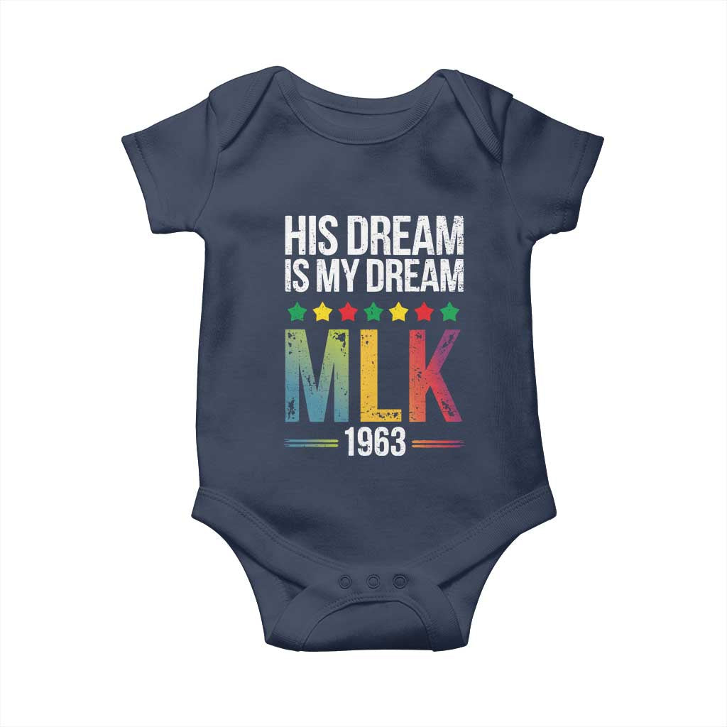 Martin Luther King Jr Baby Onesie His Dream Is My Dream 1963 Black History