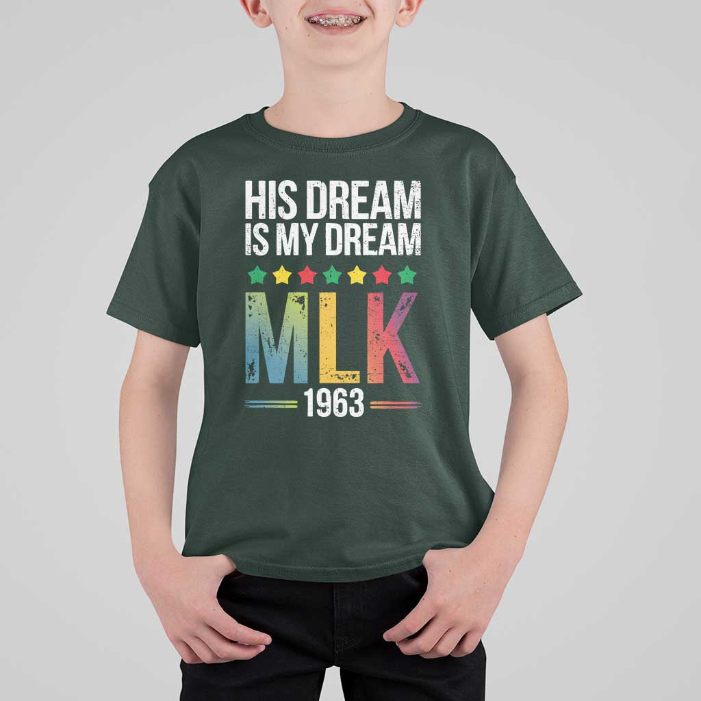 Martin Luther King Jr T Shirt For Kid His Dream Is My Dream 1963 Black History