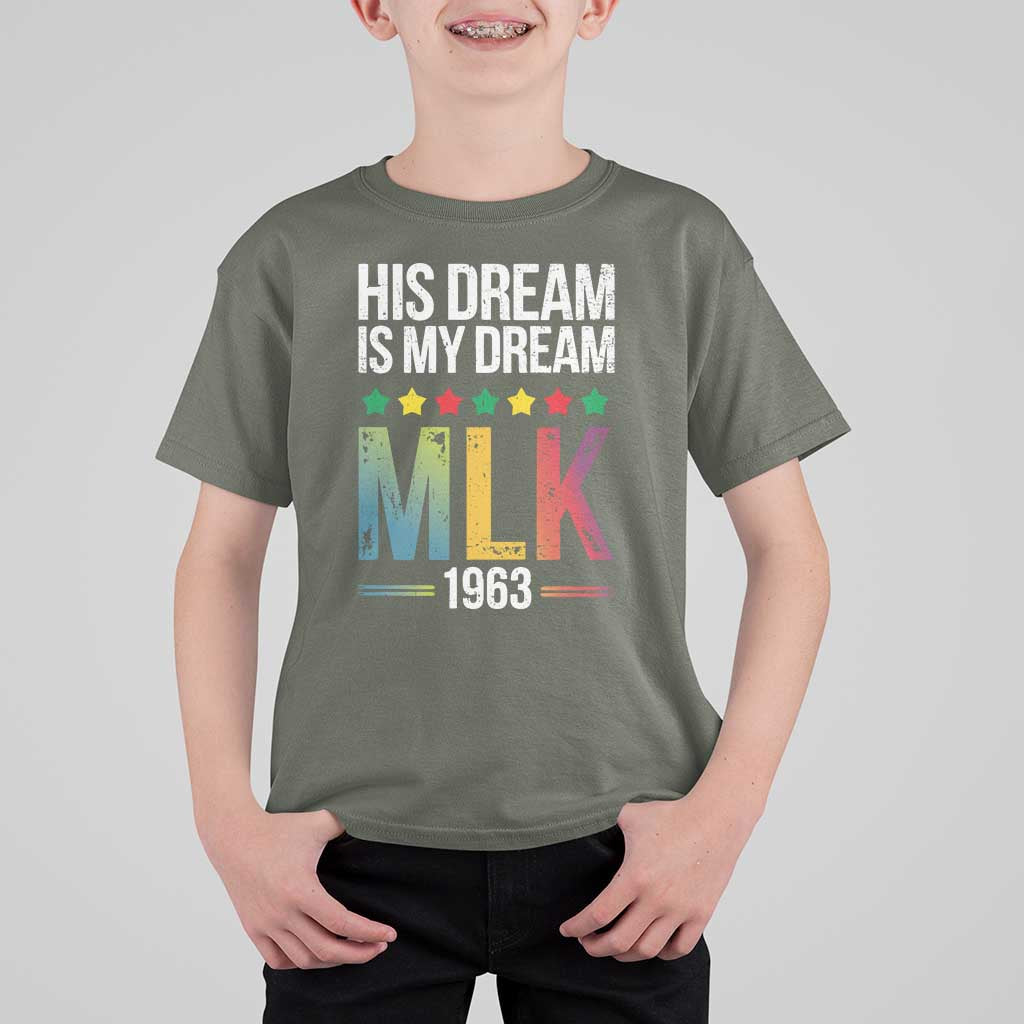 Martin Luther King Jr T Shirt For Kid His Dream Is My Dream 1963 Black History