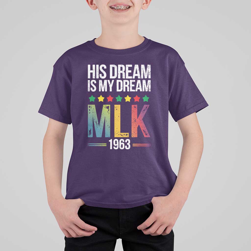 Martin Luther King Jr T Shirt For Kid His Dream Is My Dream 1963 Black History