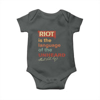 Martin Luther King Jr Baby Onesie A Riot Is The Language Of The Unheard