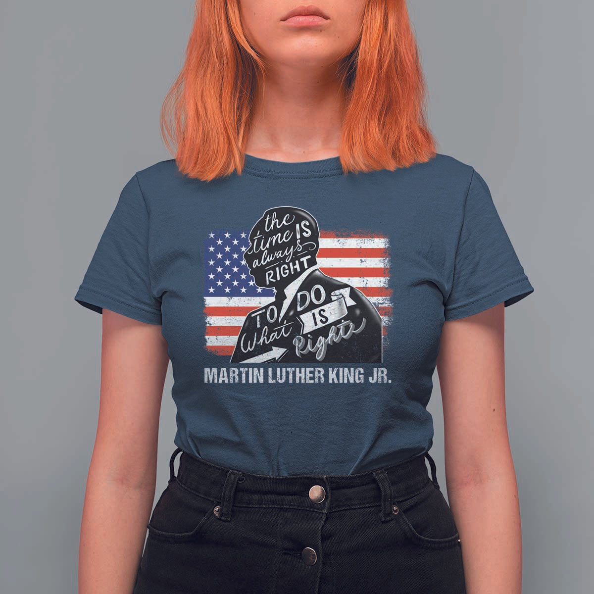 Martin Luther King Jr T Shirt For Women The Time Is Always Right To Do What Is Right
