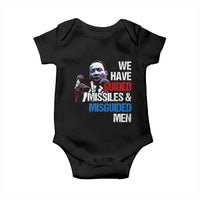 Martin Luther King Jr Baby Onesie We Have Guided Missiles And Misguided Men