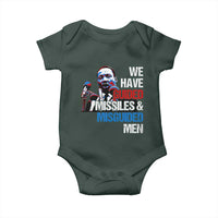 Martin Luther King Jr Baby Onesie We Have Guided Missiles And Misguided Men