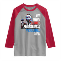 Martin Luther King Jr Raglan Shirt We Have Guided Missiles And Misguided Men
