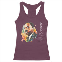 Martin Luther King Jr Racerback Tank Top We Must Live Together As Brothers Or Perish Together As Fools