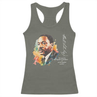 Martin Luther King Jr Racerback Tank Top We Must Live Together As Brothers Or Perish Together As Fools