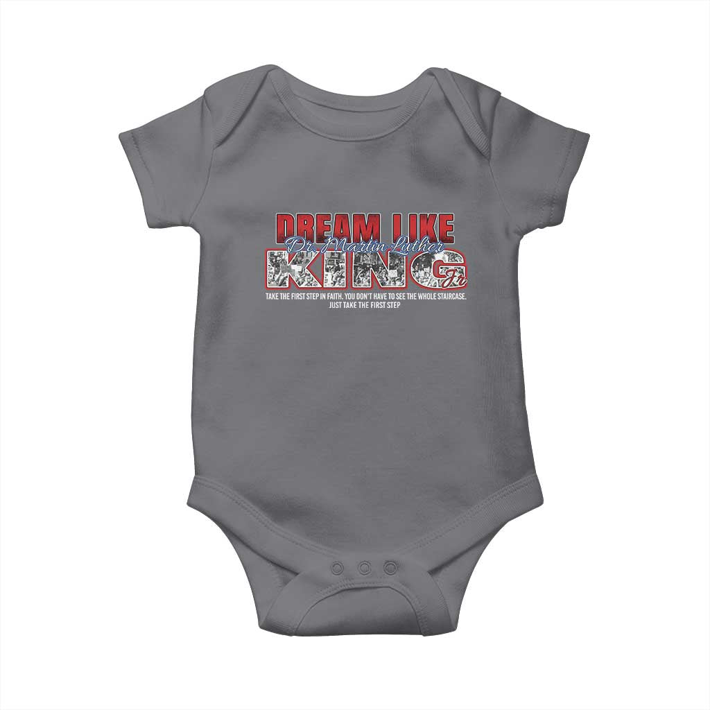 Martin Luther King Jr Baby Onesie Just Take The First Step MLK Day