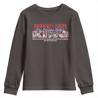 Martin Luther King Jr Youth Sweatshirt Just Take The First Step MLK Day