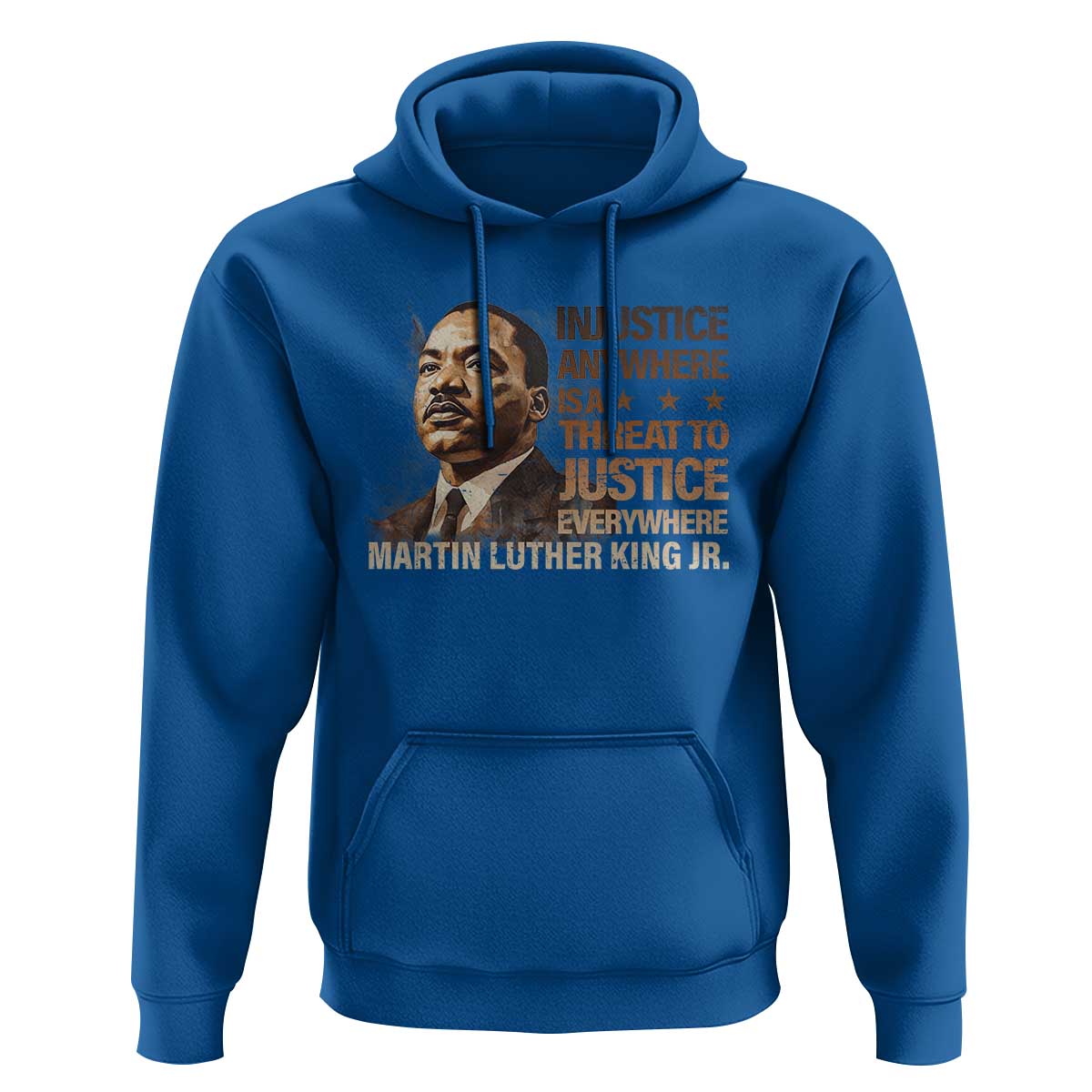 Martin Luther King Jr Hoodie Injustice Anywhere Is A Threat To Justice Everywhere