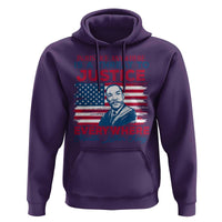 Martin Luther King Jr Day Hoodie Injustice Anywhere Is A Threat To Justice Everywhere TS09