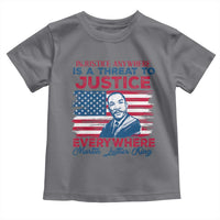 Martin Luther King Jr Day Toddler T Shirt Injustice Anywhere Is A Threat To Justice Everywhere