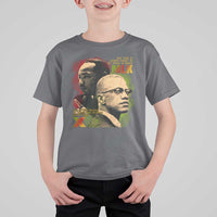 Martin Luther King Jr Malcolm X T Shirt For Kid The Time Is Always Right Prepare For Future Today