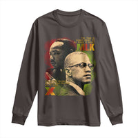 Martin Luther King Jr Malcolm X Long Sleeve Shirt The Time Is Always Right Prepare For Future Today