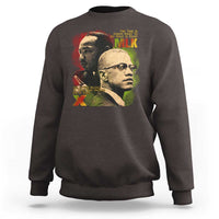 Martin Luther King Jr Malcolm X Sweatshirt The Time Is Always Right Prepare For Future Today