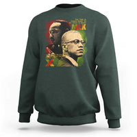 Martin Luther King Jr Malcolm X Sweatshirt The Time Is Always Right Prepare For Future Today