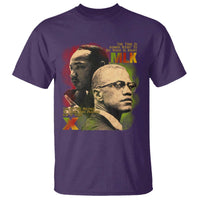 Martin Luther King Jr Malcolm X T Shirt The Time Is Always Right Prepare For Future Today