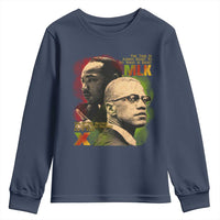 Martin Luther King Jr Malcolm X Youth Sweatshirt The Time Is Always Right Prepare For Future Today