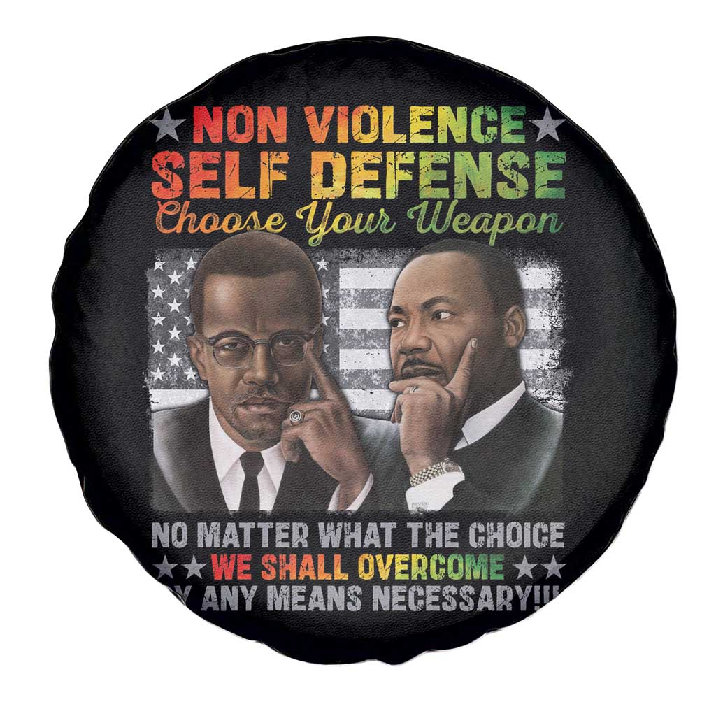 Martin Luther King Jr Malcolm X Spare Tire Cover Choose Your Weapon No Matter What The Choice