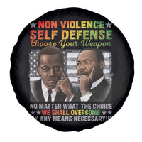 Martin Luther King Jr Malcolm X Spare Tire Cover Choose Your Weapon No Matter What The Choice