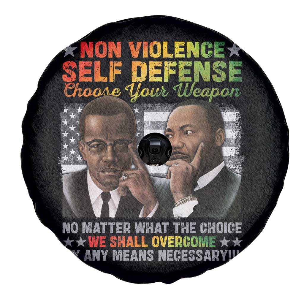 Martin Luther King Jr Malcolm X Spare Tire Cover Choose Your Weapon No Matter What The Choice